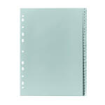 PP Register, grau, für DIN A4 22,5 x 29,7cm Druck 1...