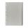 PP Register, grau, für DIN A4 22,5 x 29,7cm Druck 1 - 31
