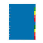 PP Register, für DIN A4,  22,5 x 29,7cm, vollfarbig,...