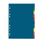 PP Register, für DIN A4,  22,5 x 29,7cm, vollfarbig,...