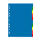 PP Register, für DIN A4,  22,5 x 29,7cm, vollfarbig, 10tlg., 2x5 Fa.