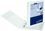 Präsentationsringbuch A4 weiß 2-Ring D-Mechanik 16 mm 3 Taschen