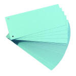 Trennstreifen 10,5 x 24cm blau 190g/m² RC- Kraftkarton 100er Poly