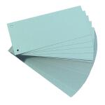 Trennstreifen 10,5 x 24cm blau 190g/m² RC- Kraftkarton 100er Poly