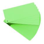Trennstreifen 10,5 x 24cm grün 190g/m² RC- Kraftkarton 100er Poly