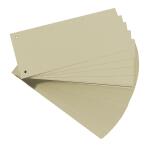 Trennstreifen 10,5 x 24cm grau 190g/m² RC- Kraftkarton 100er Poly