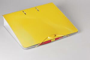 Ordner 5cm Wave gelb