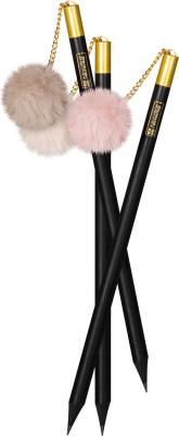 Bleistift schwarz m. Bommel