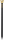 Bleistift schwarz Krone