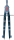 Schnellv.zirkel Tasten denim Ø370mm