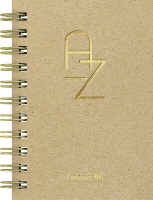 Spiral Adressbuch A6 caramel