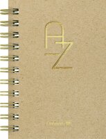 Spiral Adressbuch A6 caramel