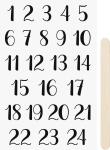 RubSticker Advent sw
