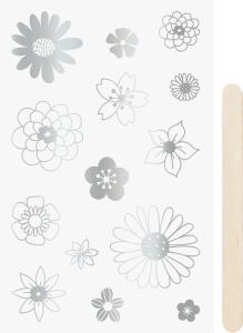 RubSticker Blüten si 4005329151552