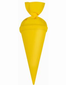Goldbuch Bastelschultüte 15 cm gelb