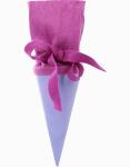 Goldbuch Bastelschultüte 15 cm lila