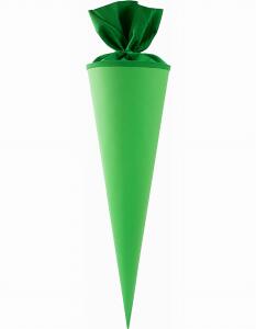 Goldbuch Bastelschultüte 50cm mit farbigem Filzverschluss grün