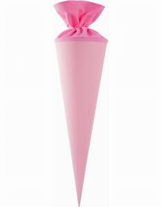 Goldbuch Bastelschultüte 50cm mit farbigem Filzverschluss rosa