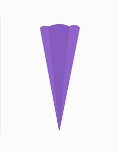 Goldbuch Bastelschultüte farbiger Buntkarton violett