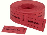 Kopie von Gutscheinmarken Wertmarke rot 500St fortlaufend...