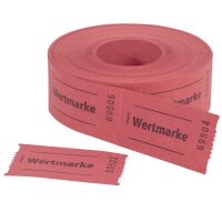 Kopie von Gutscheinmarken Wertmarke rot 500St fortlaufend...