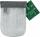 FSY PVC-freier SnapBag A7, EVA, farblos/grau, 1 Stück