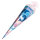 Roth Motiv-Schultüte, Delfine, 85cm, eckig, Rot(h)-Spitze, Tüllverschluss, Glitter & Glitzerborte