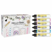 KREUL Candle Pen 6er Set Hello Baby
