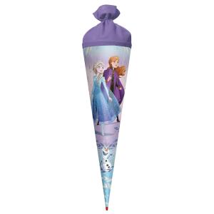 Roth Schultüte 70cm Disney Frozen Glitter rund Rot(h)-Spitze