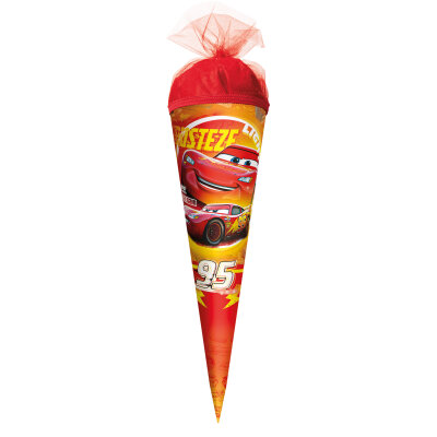 Roth Schultüte 50cm Disney Pixar Cars rund Tüllverschluss