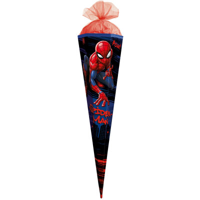 Roth Schultüte 100cm Marvel Spiderman eckig Tüllverschluss Rot(h)-Spitze