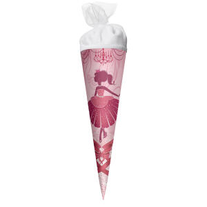 Roth Schultüte 35cm Ballerina rund Tüllverschluss
