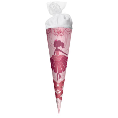 Roth Schultüte 50cm Ballerina rund Tüllverschluss