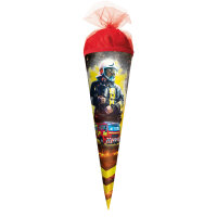 Roth Schultüte 35cm Feuerwehrmann rund...