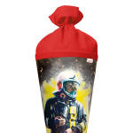 Roth Schultüte 70cm Feuerwehrmann rund...