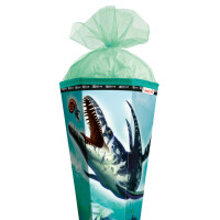 Roth Schultüte 85cm Dino Mosasaurus Spezialborte...
