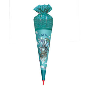 Roth Stoffbezug (Mikrofaser, 100% Polyester,120gsm, Länge 91cm), Satinschleife dunkelblau