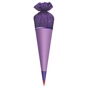 Roth Stoffbezug (Mikrofaser, 100% Polyester,120gsm, Länge 91cm), Satinschleife lila