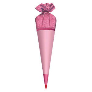 Roth Stoffbezug (Mikrofaser, 100% Polyester,120gsm, Länge 91cm), Satinschleife pink
