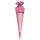 Roth Stoffbezug (Mikrofaser, 100% Polyester,120gsm, Länge 91cm), Satinschleife pink