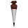 Roth Stoffbezug (Mikrofaser, 100% Polyester,120gsm, Länge 91cm), Satinschleife rot