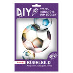 Roth Bügelbild Stickerei, Fußball, 11cmx20cm