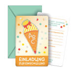 Roth 10 Einladungskarten mit Vordruck und...