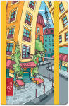 Roth Notizbücher, 16er Display City Collection 100 Blatt, liniert, 7 Designs sortiert im Thekendisplay, 1 Pkg. je 16 Stk.