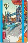 Roth Notizbücher, 16er Display City Collection 100 Blatt, liniert, 7 Designs sortiert im Thekendisplay, 1 Pkg. je 16 Stk.