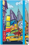 Roth Notizbücher, 16er Display City Collection 100 Blatt, liniert, 7 Designs sortiert im Thekendisplay, 1 Pkg. je 16 Stk.
