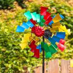 Kinetic Art Metal Wind Spinner: Kinetic Rotator Duett
