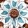 Kinetic Art Metal Wind Spinner: Copper Leaf Duett