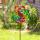 Kinetic Art Metal Wind Spinner: Rainbow Flower Duett