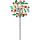 Kinetic Art Metal Wind Spinner: Paddle Wheel Duett